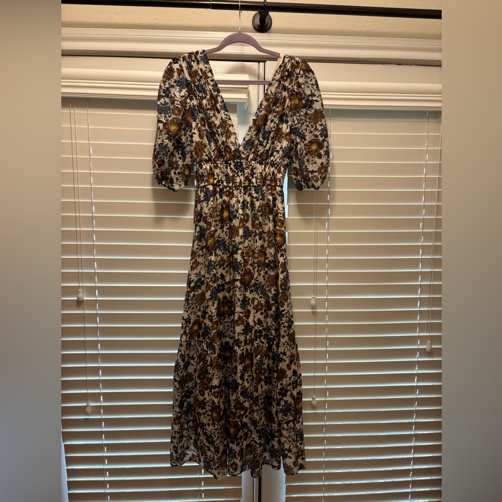Abercrombie V neck floral dress